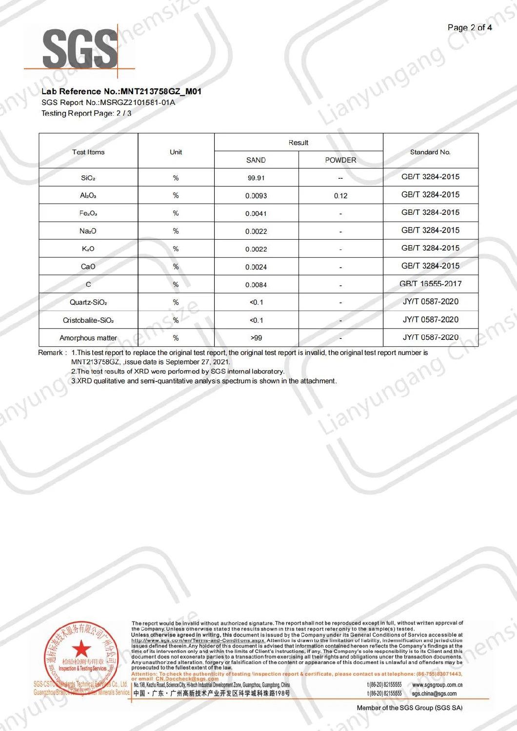 2023 latest Fused Quartz Sand Fused Quartz Powder Price From Trustable Manufacturer